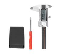 Tissting Calibrador Vernier Digital 0-50mm, Herramienta de Medición Industrial Portátil Mini, Resistente al Desgaste, para Medición de Diámetro Interno Externo y Profundidad, Uso D