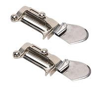 Tissting Carpeta de Máquina de Coser de 2 Uds, Carpeta de Sellado Plana de Acero Inoxidable, Encuadernación de Máquina de Coser con Pespunte de Dobladillo Enrollable Ajustable(A11 pull tube 3/8 (1CM))