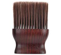 Tissting Cepillo Para Peluquería Mango Madera - Herramienta Profesional Para Limpieza De Cabello En Salones Y Uso Doméstico Con Cerdas De Nylon Y Diseño Plano Eficiente (Tamaño pequeño)