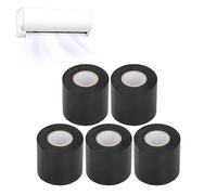 Tissting Cinta de Sellado PVC, Cinta Adhesiva Doble Cara Impermeable Resistente al Agua y Calor 60mm para Conductos Aire Acondicionado, Tuberías Cobre, Exteriores