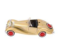 Tissting Coche Descapotable Vintage Escala 1:32 Aleación Coleccionable para Niños (Roja)