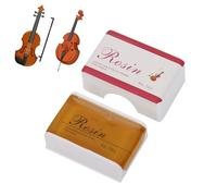 Tissting Colofonia para violín, colofonia natural para cuerdas de viola y violonchelo, cepillo para instrumentos mejora el sonido y la pronunciación, fácil de usar y transportar