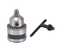 Tissting Conversion Drill Chuck Keyless 3 Jaw, Adaptador para taladro roscado 3/8-24UNF 0.6-6mm, auto centrado para taladros eléctricos y fresadoras, acero inoxidable