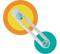 Tissting Cortador Circular Cortadorde 2-20cm Plástico Cortador de Papel Circular Ajustable Cuchillode Corte Circular para Papelde Impresión, Papel Laminado, Papel Kraft, Papel Especial