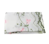 Tissting Cortina Tul Crisantemo Estampado Ventana 80x150cm (80 * 200CM)