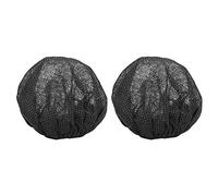 Tissting Cubiertas para Micrófono Desechables de Tela No Tejida, 100 Unidades Funda Protectora Micrófono Elástica Accesorio para KTV Escenario Entrevistas Estudio Grabación Escuela (Negra)