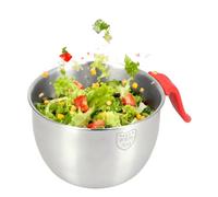 Tissting Cuencos Para Mezclar, Cuenco De Acero Inoxidable Con Mangos Antideslizante, Cuencos Anidados Para Almacenamiento Que Ahorra Espacio, Cuenco Versátil Para Cocina, Hornear, Cocinar(2800ML)