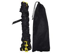 Tissting Escalera de Agilidad Entrenamiento Velocidad, Escalera de Cuerda 6 Metros 12 Peldaños Ajustable Portátil Plegable para Deportes Fitness