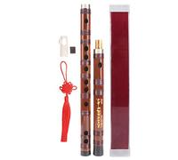 Tissting Flauta de bambú de G -Key, bambú chino Dizi Bamboo tradicional Bambúa de flauta amarga con cena de plástico Película de flauta para principiantes
