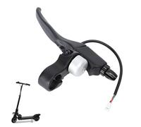 Tissting Freno de Mano para Scooter Eléctrico, Palanca de Frenado Segura con Campana Integrada, Aleación de Aluminio Impermeable, Fácil Instalación para Bicicleta Eléctrica y Patinete