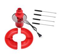 Tissting Fuente de chocolate eléctrica de 3 niveles - Acero inoxidable para fundir chocolate, queso y caramelo - Máquina automática para fiestas y reuniones familiares, 35W (US Plug 110V)