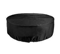 Tissting Funda para Muebles de Exterior de Tela Oxford, Redonda, Impermeable, protección UV, con cordón de Nylon, para jardín y Patio