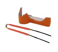 Tissting Funda Semirrígida Cámara A7M4/A7R5/A7S3/A1 - Protección Superior en Cuero PU con Diseño Ergónico y Correa, Acceso Total a Controles (14.9x10.5cm/5.9x4.1in) (Naranja)