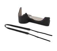 Tissting Funda Semirrígida Cámara A7M4/A7R5/A7S3/A1 - Protección Superior en Cuero PU con Diseño Ergónico y Correa, Acceso Total a Controles (14.9x10.5cm/5.9x4.1in) (Negra)