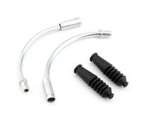 Tissting Guía Cable Frenos V Bicicleta 110 Grados, Tubo PC con Lubricante Antifricción para Mountain Bike Accesorios Ciclismo Al Aire