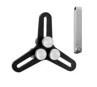 Tissting Herramienta De Cuadratura Para Anillos De Pistón Universal Para Diámetros 2-5 Pulgadas - Juego De Calibración Con Regla De Espesor Para Medición De Holgura En Motores