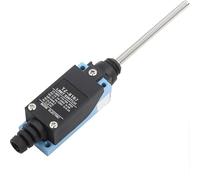Tissting Interruptor de Micro Límite, Interruptor de Límite Automático con Varilla Flexible de Muelle Helicoidal, Aleación de Zinc y Plástico Reforzado para Máquinas Herramientas y Espacios Reducidos