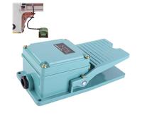 Tissting Interruptor de Pedal, AC 250V 15A 1NO 1NC Suelo Antideslizante