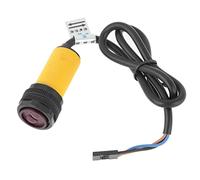 Tissting Interruptor fotoeléctrico E18-D80NK, Sensor infrarrojo ajustable con indicador LED para robots y líneas de producción, Rango de detección 3-80 cm, Módulo sensor de proximidad