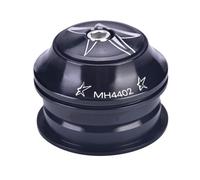 Tissting Juego de Dirección para Bicicleta, Aleación de Aluminio 44mm Recambio para Bicicleta de Montaña y Carretera (Negra)