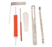 Tissting Kit De Reparación Para Saxofón 6 Piezas - Herramientas De Mantenimiento Para Instrumentos De Viento, Ajuste De Cobertura De Llave Y Muelle, Acero Resistente