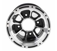 Tissting Llanta de Rueda ATV, Rueda de Aleación de Aluminio de 8 Pulgadas, Cubo de Rueda Compensado de 5,59 Pulgadas/7,48 Pulgadas para Carrito de Golfs Quad Bike Go Kart (Rueda Trasera 190mm)