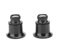 Tissting Lupa de Reparación Monocular de 2 Piezas, Portátil 20X Lupa Monocular Joyeros Lupa de Ojo Relojero Lupa Juego de Lupa Kit de Reparación de Lentes Herramienta para Relojero, Joyero