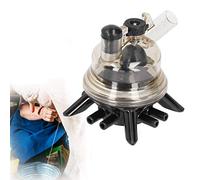 Tissting Máquina de ordeño de 150ml, Garra de ordeño colector de leche para vacas, cabras y ovejas, Accesorios prácticos para máquinas ordeñadoras, Grupo de garras completo para granjas móviles