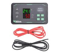 Tissting Medidor De Voltaje Y Capacidad De Batería VTM100 Con Pantalla LED - Para Baterías VRLA, LFP Y De Litio, Rango DC7-100V, Alerta De Baja Capacidad, 108x63x24mm
