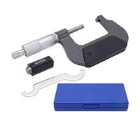 Tissting Micrómetro 25-50mm, Calibrador Micrométrico de Aleación de Aluminio Herramientas de Medición de Precisión de Precisión de 0,01 mm Portátiles para Ingenieros