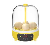 Tissting Mini Incubadora de Huevos, Incubadoras Digitales para Pollitos, Contiene 4 Huevos, Giros Automáticos con Control de Temperatura y Humedad