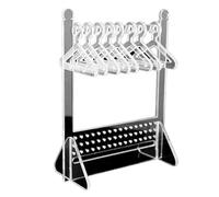 Tissting Organizador de Pendientes Estante de Acrílico Transparente Compacto, Colgador de Joyería para Mostrar Collares Pendientes Tobillera Piercings, Estante Estructura Estable M (Tipo 1)