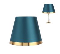 Tissting Pantalla Lámpara E27 Tela Estilo Europeo Verde Decoración Hogar