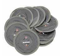 Tissting Parches de Reparación para Neumáticos 90mm, Sellos de Goma Natural para Pinchazos, 10 Piezas