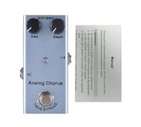 Tissting Pedal De Chorus Analógico Para Guitarra Con True Bypass - Pedal De Efectos Chorus Para Guitarra Eléctrica 9V 6.35mm 9.3x5x3.4cm 3.7x2x1.3in