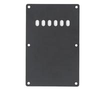Tissting Placa Trasera Guitarra 6 Agujeros Negro - Cubierta Cavidad Trémolo Para Guitarra ST, Compatible Con Varios Modelos, Fácil Instalación