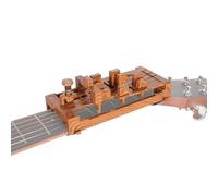 Tissting Prensor de Acordes de Guitarra, Ayudante para Presionar Cuerdas para Principiantes, Entrenador de Acordes de Guitarra, Ayudas para la Enseñanza Accesorios para Guitarra (Rojo)