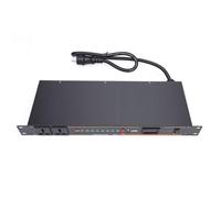 Tissting Secuenciador de Potencia 10 Salidas con Pantalla Digital - Regulador Profesional de Secuencia para Equipos de Sonido Estudio DJ y Instrumentos Musicales