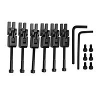 Tissting Sillas de puente de trémolo para guitarra eléctrica, Kit de reparación de metal con llave hexagonal y tornillos, 6 piezas compatibles con sistemas de puente Floyd Rose, Ac