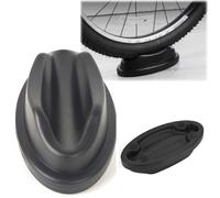 Tissting Soporte Rueda Delantera Bicicleta, Elevador Antideslizante Estable para Entrenamiento Indoor Bloque de Apoyo con Montaña Carretera Protege Suelo Neumático para Ciclismo Seguro en Casa