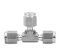 Tissting SS-600-3 Conector De Compresión De Tres Vías Acero Inoxidable 316 - Para Sistemas De Tuberías De Petróleo Gas Y Industria Química 1/4in (F1/8)