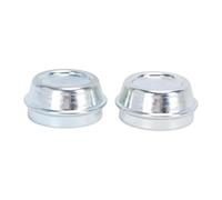 Tissting Tapón Buje Remolque 2pcs 48mm/1.89in Acero Galvanizado - Protección Eje Compatible con Alko Repuesto Cubierta Grasa Rueda Caravana