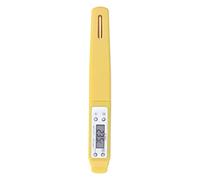 Tissting Termometro Digital de Alimentos, Sonda Calibracion Automatica Temperatura Instantanea, Para Carne Liquidos Frituras y Confiteria (Amarilla)