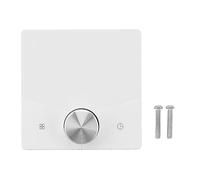 Tissting Termostato Inteligente con WIFI y Pantalla Digital a Color, Control de Mando, Programable, Precisión de Temperatura de ±1℃, Compatible con Alexa, para Calefacción por Suel (Blanca)