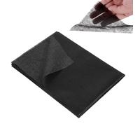 Tissu d'entoilage Thermocollant et Fusible Noir - 100 cm x 3 m - Pour Coudre et Stabiliser les Tissus Moyens