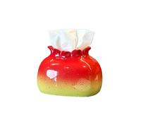 Tissue Box Caja de pañuelos cerámica China, Soporte for Caja, Cubierta Granada for decoración tocador baño y Sala Estar Decoración de Escritorio