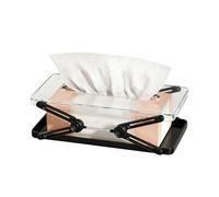 Tissue Box Cover for Home - Spring-Loaded Napkin Case, Adjustable Tissue Box Cover with Telescopic Storage | Napkin Dispenser for Bathrooms, Kitchens, Dining Rooms, TV Stands, Nightstands