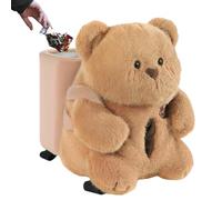 Tissue Box For Car - 2-in-1 Plush Animal Tissue Dispenser, Creative Car Armrest Organizer | Decorative Soft Case For Cars, Trucks, SUVs, Kids, and Travel Accessories