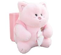 Tissue Box For Car - 2-in-1 Plush Animal Tissue Dispenser, Creative Car Armrest Organizer | Decorative Soft Case For Cars, Trucks, SUVs, Kids, and Travel Accessories