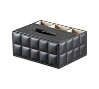 Tissue Box Holder for Desk - Stylish Facial Paper Desktop Organizer